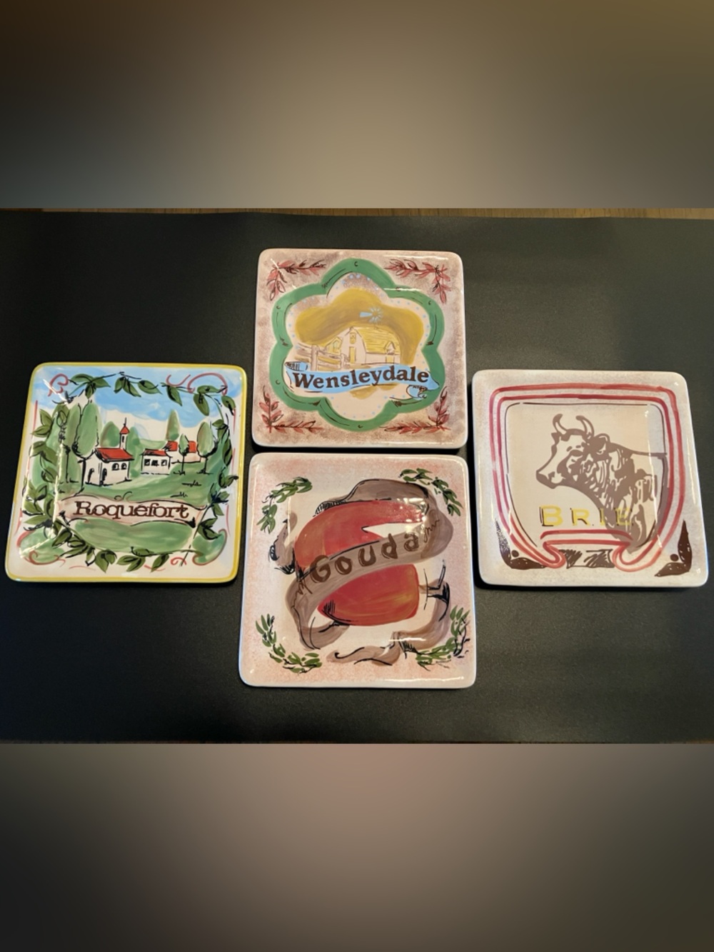 World Market Cheese Dishes - Set of 4